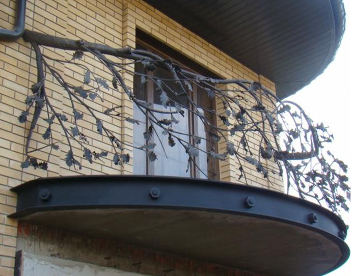 кованые балконные ограждения 