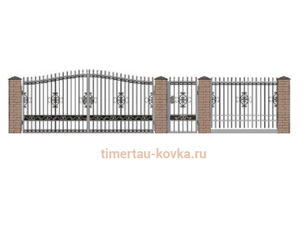 Забор кованый ЗК-66