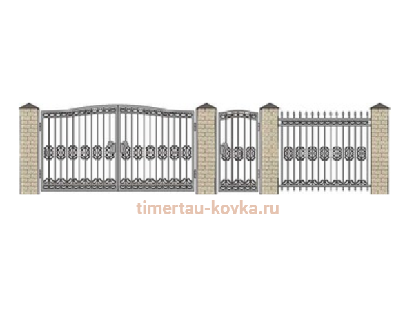 Забор кованый ЗК-51